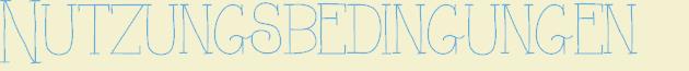 Nutzungsbedingungen